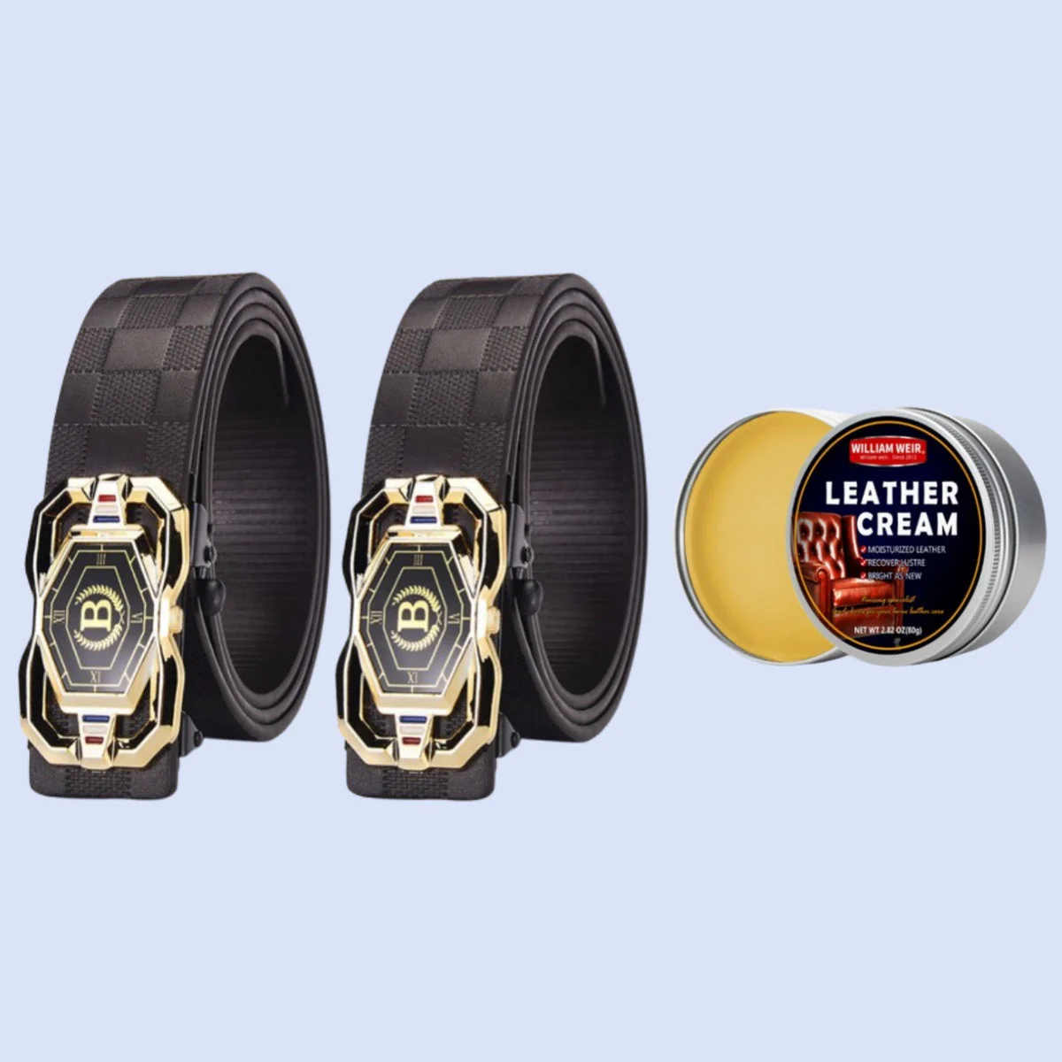 📢📢50 % DE RÉDUCTION !! ⏰🐊Ceinture en cuir pour homme avec motif crocodile raffiné, boucle automatique et fabriquée en cuir de vachette. - Image 20