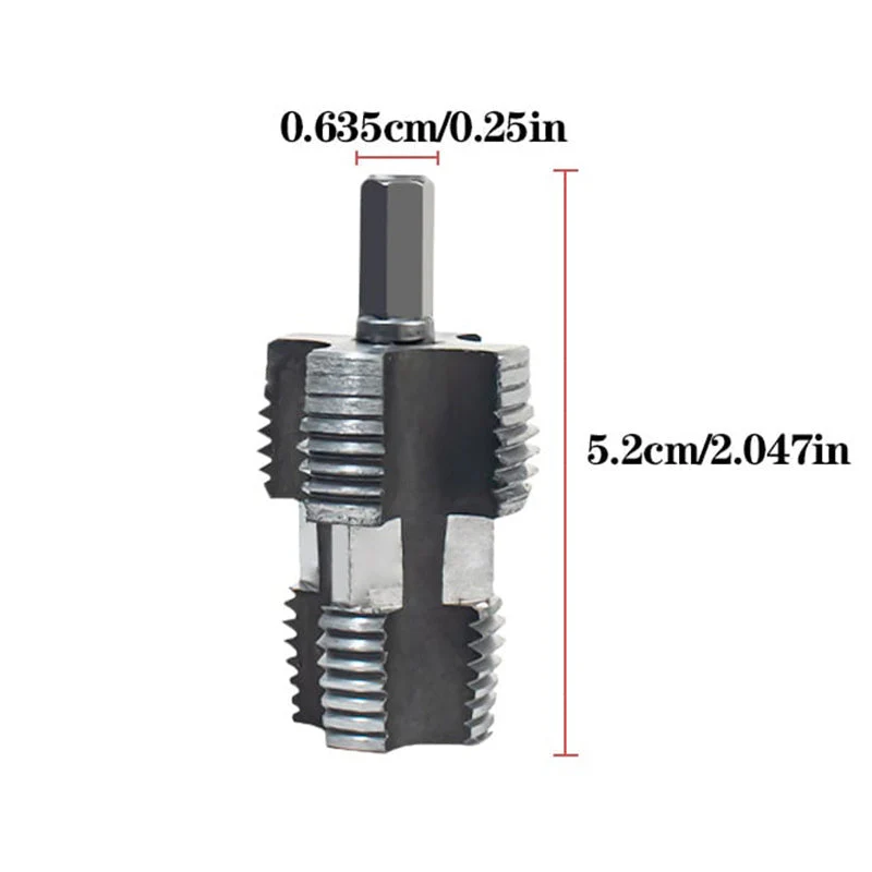 20/25mm Pipe Tap for PPR PPE with Hex Shank - Image 7