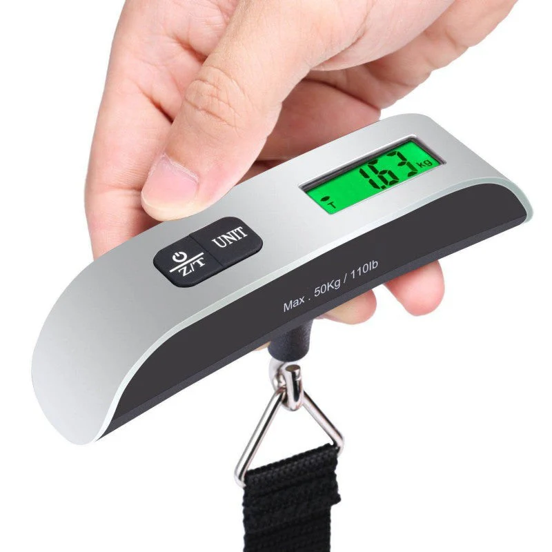 📢📢50 % de réduction !! ⏰Pèse-bagage Numérique Portable avec Sangle Robuste