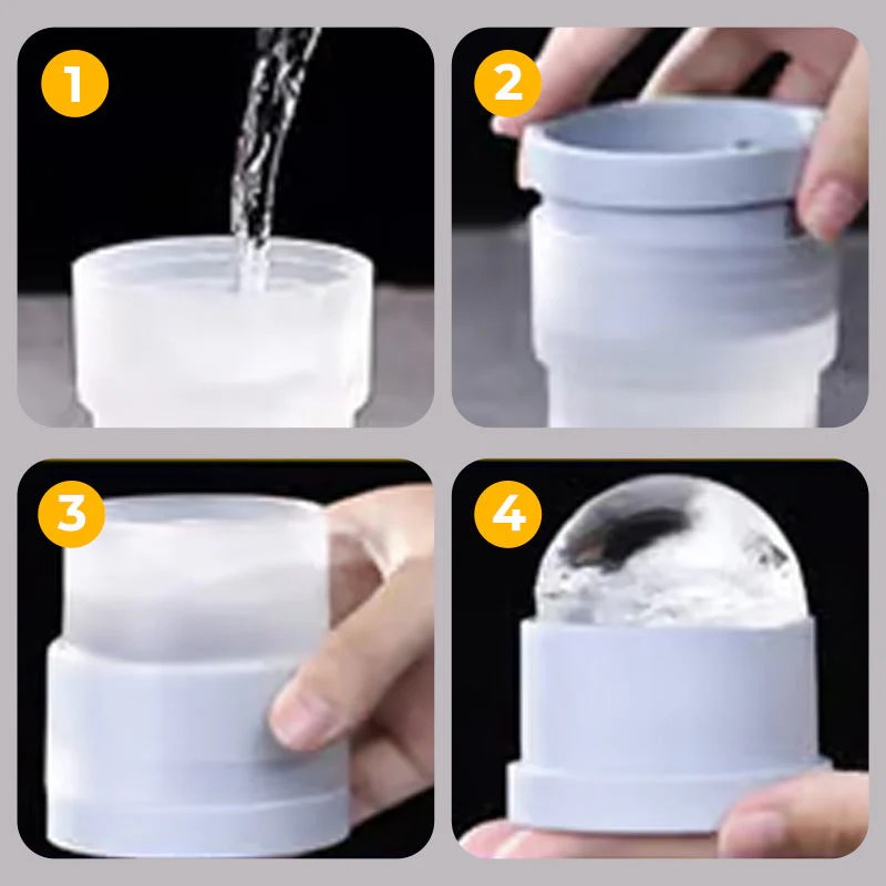 📢✨Soldes d'été 50% de réduction❄️ Machine à glaçons portable en silicone ❄️🚀 - Image 6