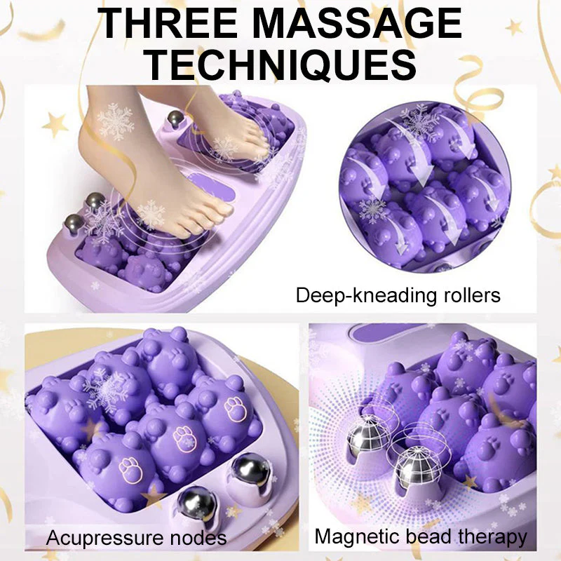 💥🦶✨Promo -50%💆♀️Rouleau de massage portable double – Détente & soulagement immédiat pour vos pieds😌🌿 - Image 3