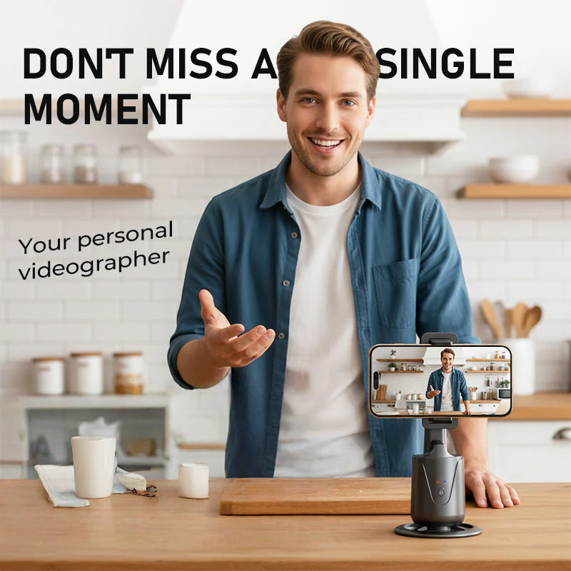 📢📢50% DE RÉDUCTION !!! 🎅Support portable pour téléphone avec suivi automatique à 360° - Image 5