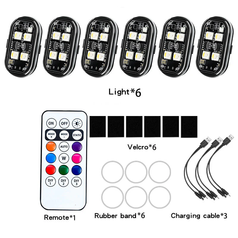 📢📢60 % DE RÉDUCTION !!! ✨Feu d'avertissement LED portable pour voiture avec télécommande - Image 11