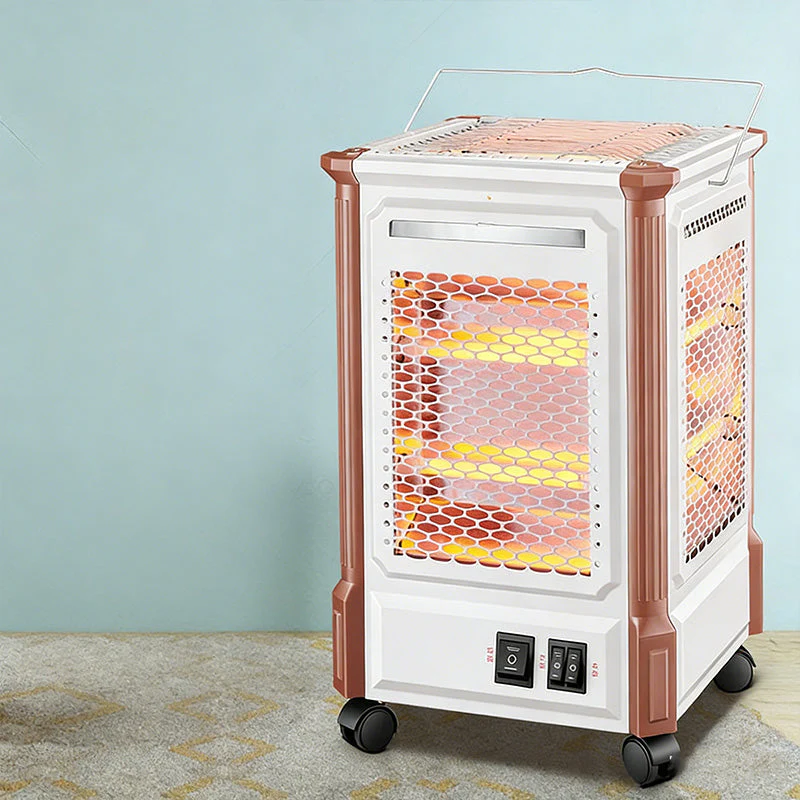 📢📢60 %  DE RÉDUCTION !! ⏰Chauffage électrique portable à 5 côtés avec grille barbecue - Image 10