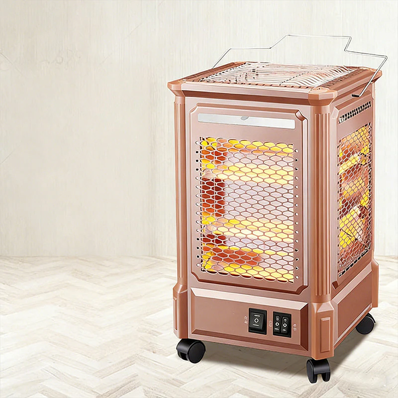 📢📢60 %  DE RÉDUCTION !! ⏰Chauffage électrique portable à 5 côtés avec grille barbecue - Image 6