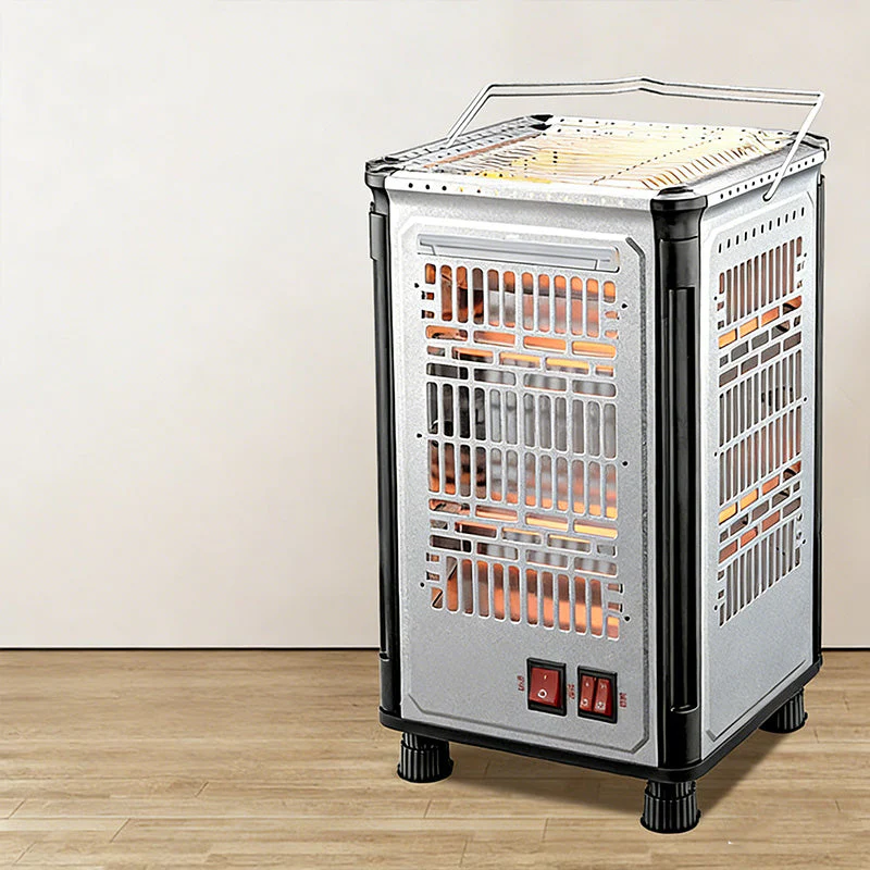 📢📢60 %  DE RÉDUCTION !! ⏰Chauffage électrique portable à 5 côtés avec grille barbecue - Image 7