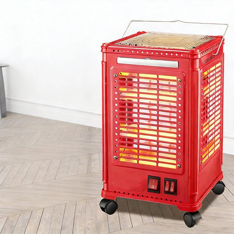 📢📢60 %  DE RÉDUCTION !! ⏰Chauffage électrique portable à 5 côtés avec grille barbecue - Image 8