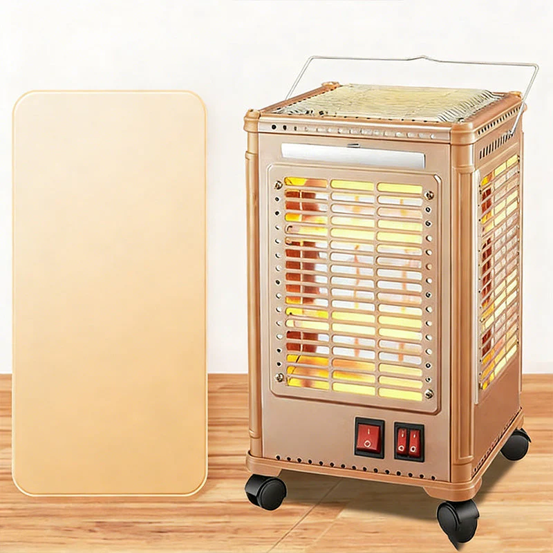 📢📢60 %  DE RÉDUCTION !! ⏰Chauffage électrique portable à 5 côtés avec grille barbecue - Image 9