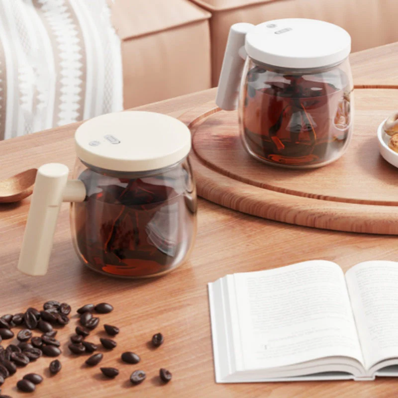📢📢60 % de réduction !!!✨Mug à café électrique portable avec agitateur et poignée