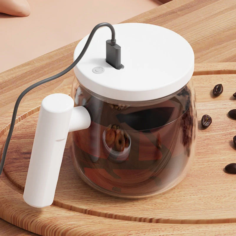 📢📢60 % de réduction !!!✨Mug à café électrique portable avec agitateur et poignée - Image 7