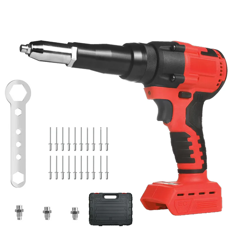 🔥🔥🔥Riveteuse portative sans balais 21 V avec rivets en aluminium et boîte de rangement - Image 10