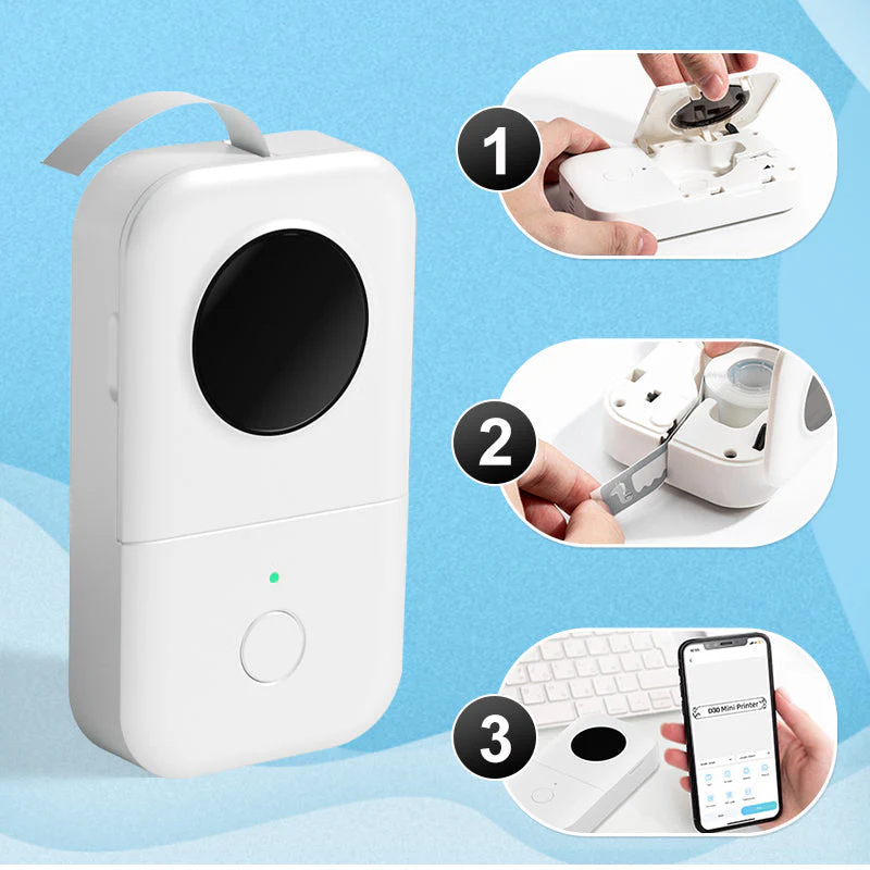 💕Hot Sale 50% OFF🎉 Portable Mini Bluetooth Wireless Label Printer - Image 6