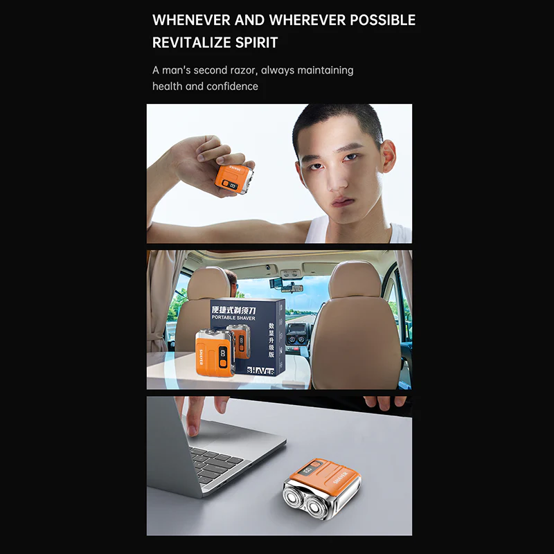 💥2025 ventes chaudes💥🥸🥸Mini rasoir électrique portable pour homme - Image 10