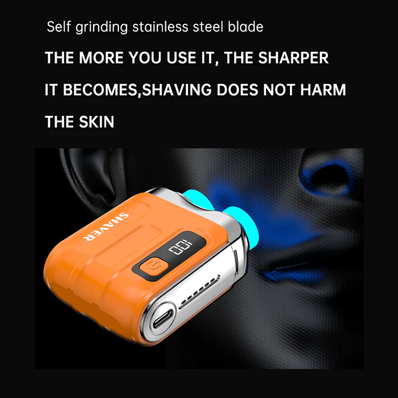 💥2025 ventes chaudes💥🥸🥸Mini rasoir électrique portable pour homme - Image 9
