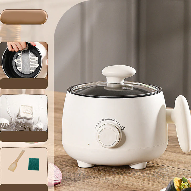 📢📢60 % de réduction !!! ✨Pot électrique antiadhésif multifonctionnel portable - Image 10