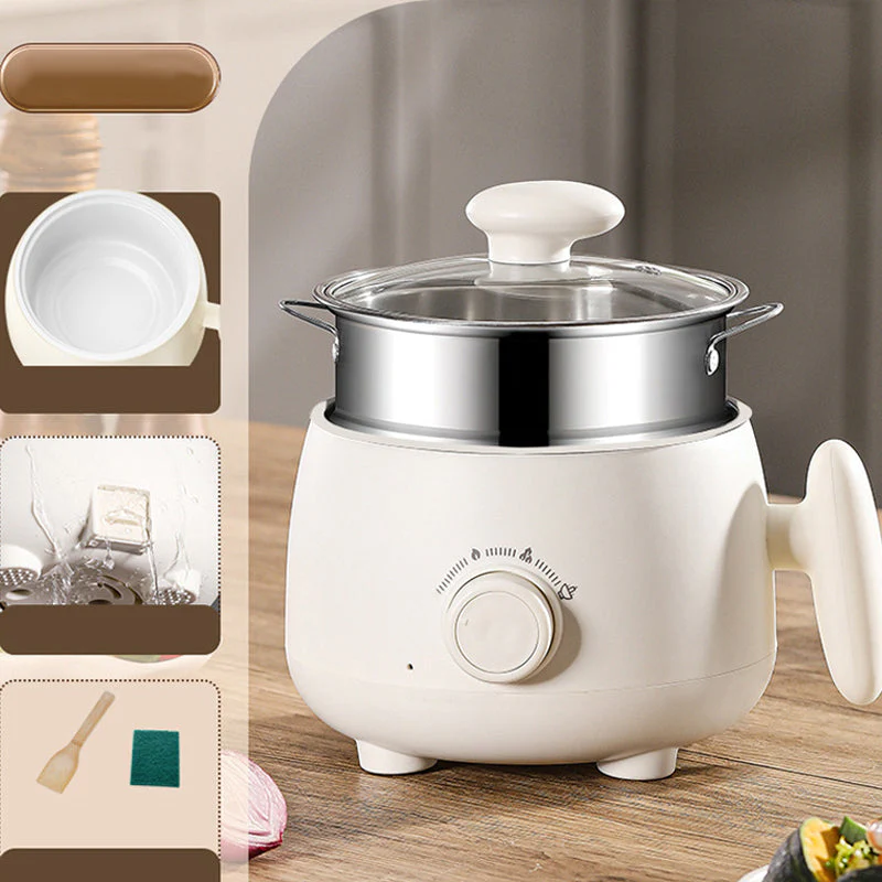 📢📢60 % de réduction !!! ✨Pot électrique antiadhésif multifonctionnel portable - Image 15