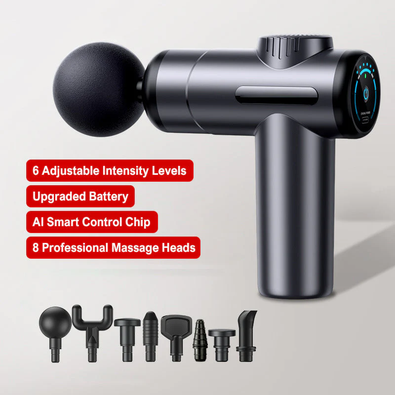 đ„Masseur portable pour tissus profonds avec 6 vitesses & 8 tĂȘtesđ - Image 11