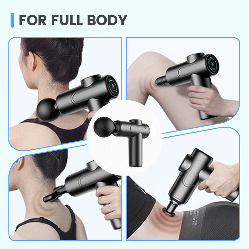 đ„Masseur portable pour tissus profonds avec 6 vitesses & 8 tĂȘtesđ - Image 7