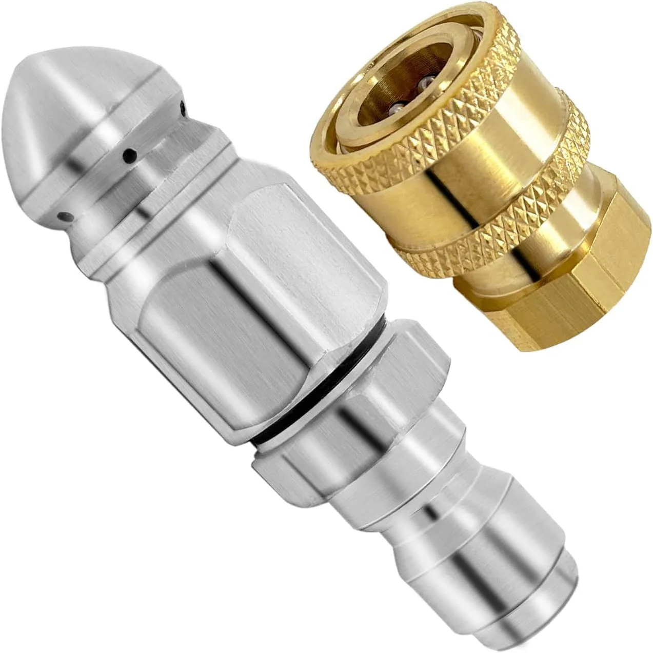🔩 50% OFF IMMÉDIAT ! 🌊 Buse de Nettoyage pour Égouts en Acier Inoxydable - Élimine les Obstructions et Préviens les Bouchons en Profondeur 💦🚿 - Image 8