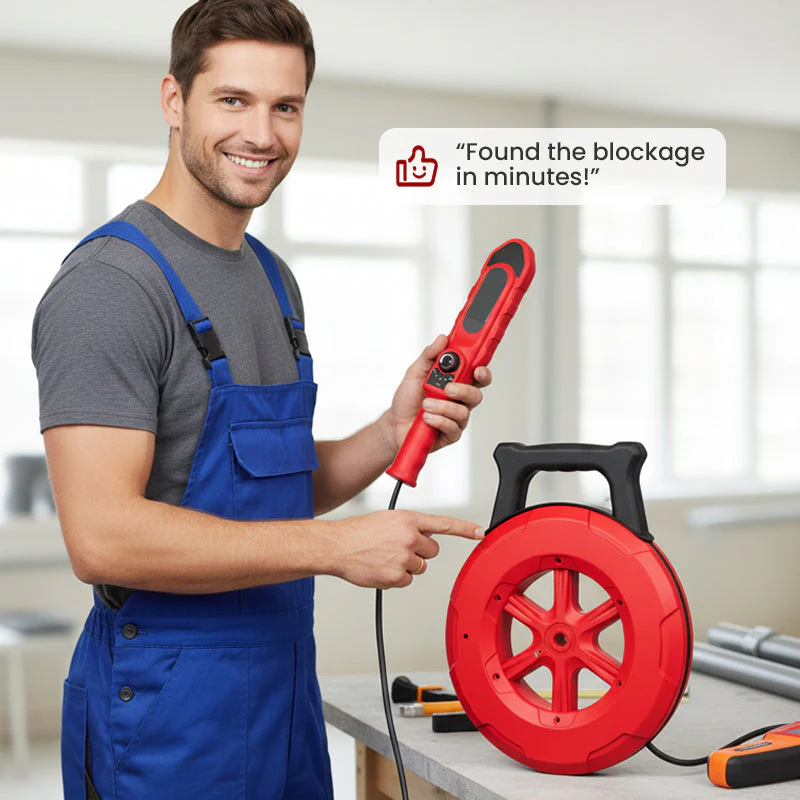 📢📢60 % de réduction !! ⏰Détecteur professionnel de bouchons dans les tuyaux - Image 8