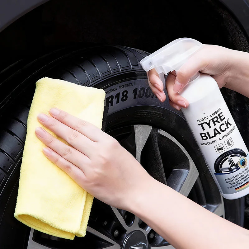 📢📢50% de réduction ! ⏰Spray lustrant et protecteur pour pneus en plastique et caoutchouc - Image 9
