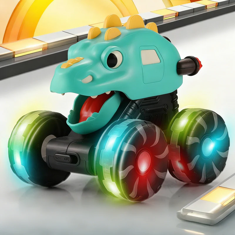 📢📢60 % DE RÉDUCTION !!!Voiture jouet dinosaure avec lumières, appuyez et partez🎁 - Image 10