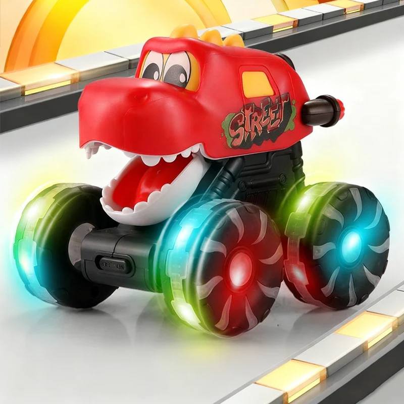 📢📢60 % DE RÉDUCTION !!!Voiture jouet dinosaure avec lumières, appuyez et partez🎁 - Image 11