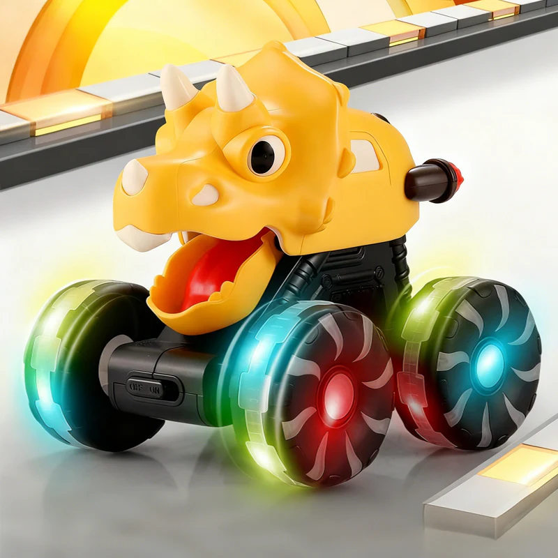 📢📢60 % DE RÉDUCTION !!!Voiture jouet dinosaure avec lumières, appuyez et partez🎁 - Image 12