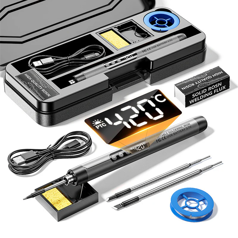 📢📢50 % de réduction !! ⏰ Fer à souder USB portable, rechargeable - Image 9