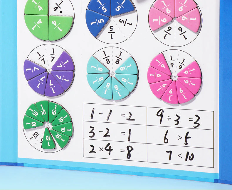 🏆VENTE DU DERNIER JOUR 50 % DE RÉDUCTION💖Puzzle de livre de fractions magnétiques pour enfants - Image 13