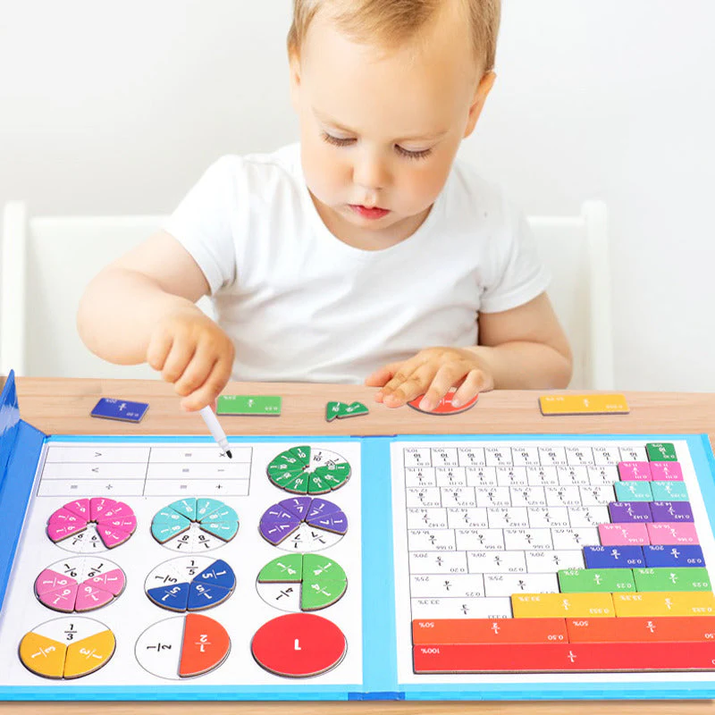 🏆VENTE DU DERNIER JOUR 50 % DE RÉDUCTION💖Puzzle de livre de fractions magnétiques pour enfants - Image 16
