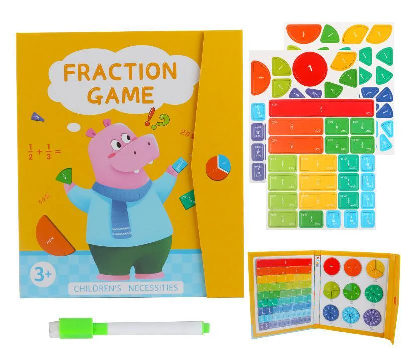 🏆VENTE DU DERNIER JOUR 50 % DE RÉDUCTION💖Puzzle de livre de fractions magnétiques pour enfants - Image 21