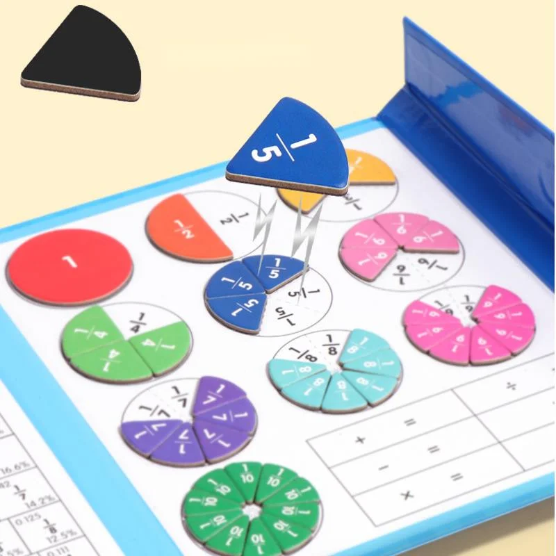 🏆VENTE DU DERNIER JOUR 50 % DE RÉDUCTION💖Puzzle de livre de fractions magnétiques pour enfants - Image 5