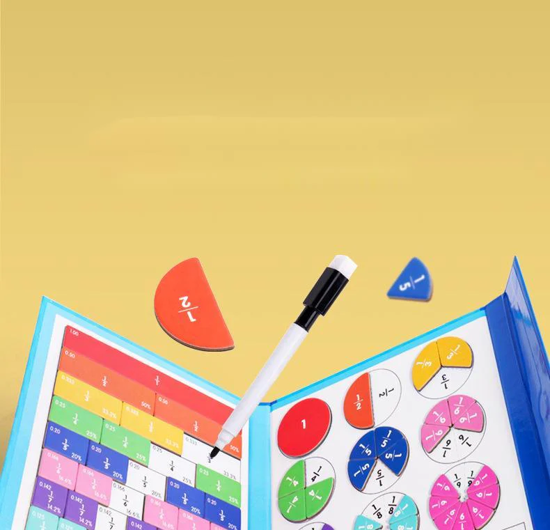 🏆VENTE DU DERNIER JOUR 50 % DE RÉDUCTION💖Puzzle de livre de fractions magnétiques pour enfants - Image 8