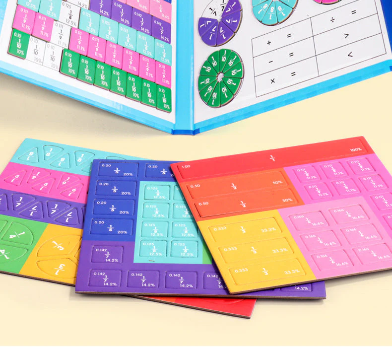 🏆VENTE DU DERNIER JOUR 50 % DE RÉDUCTION💖Puzzle de livre de fractions magnétiques pour enfants - Image 9