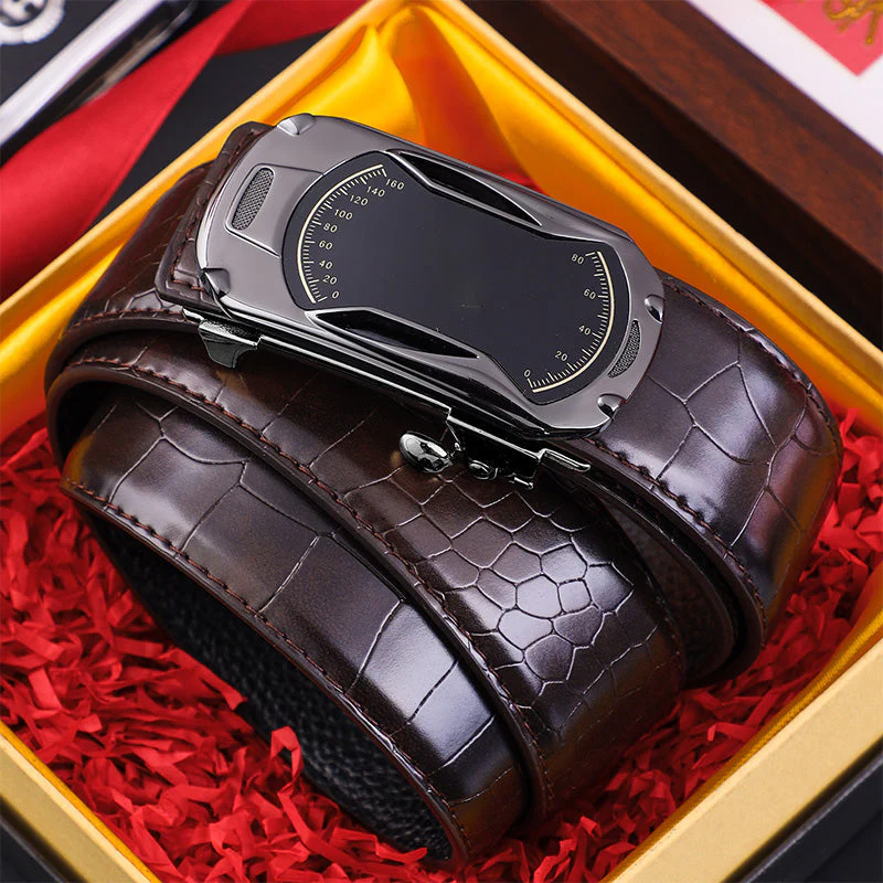 📢📢50 % de réduction!!!📍Boucle automatique pour homme avec motif crocodile - Image 12