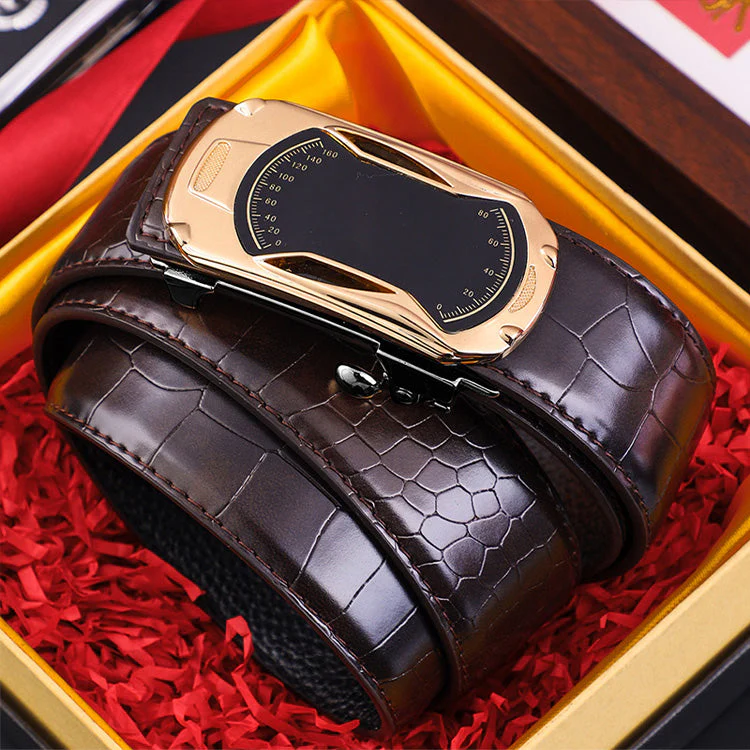 📢📢50 % de réduction!!!📍Boucle automatique pour homme avec motif crocodile - Image 4