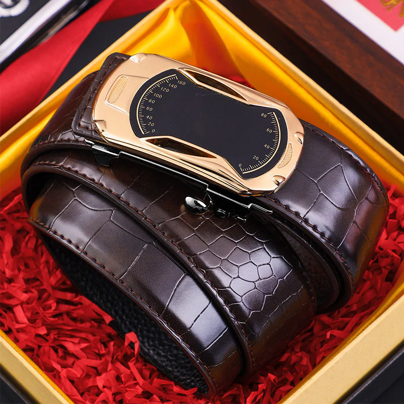 📢📢50 % de réduction!!!📍Boucle automatique pour homme avec motif crocodile - Image 9