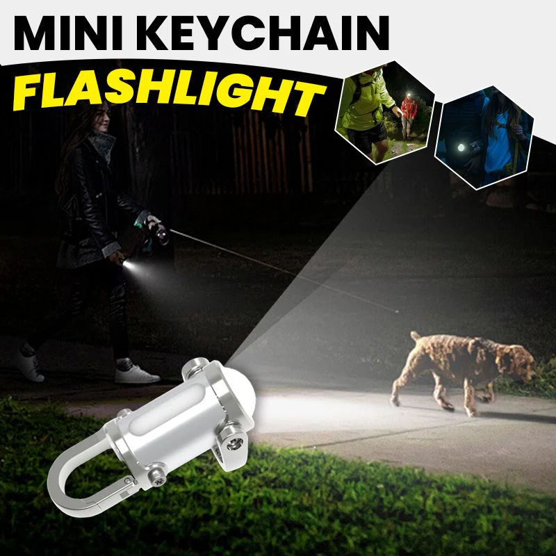 📢📢60% DE RÉDUCTION !!!✨💥1200LM Mini Lampe Torche à Porte-Clés Ultra Brillante Étanche
