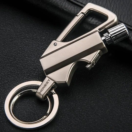 🏕️ L’OUTIL DE SURVIE N°1 – 10000 Allumages Garantis + Décapsuleur ! 🔥Porte-clés briquet à silex - Image 4