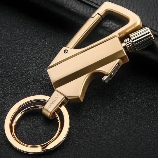 🏕️ L’OUTIL DE SURVIE N°1 – 10000 Allumages Garantis + Décapsuleur ! 🔥Porte-clés briquet à silex - Image 5