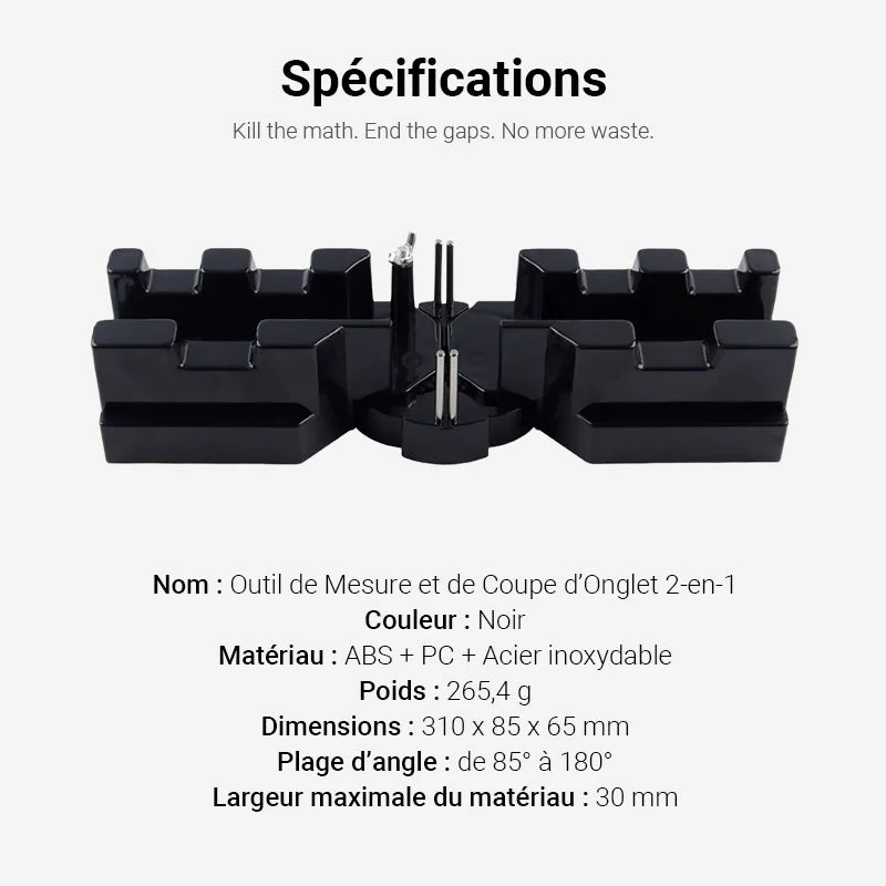 🔈🔈 50% DE RÉDUCTION ! ✨ Outil 2-en-1 Mesure et Coupe - Précision Maximale, Gain de Temps pour Bricolage et Menuiserie 📐 - Image 8