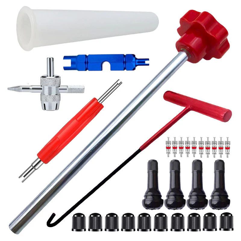 📢📢50 % de réduction !! ⏰Kit d’outils pour valve de pneu de voiture à changement rapide - Image 10