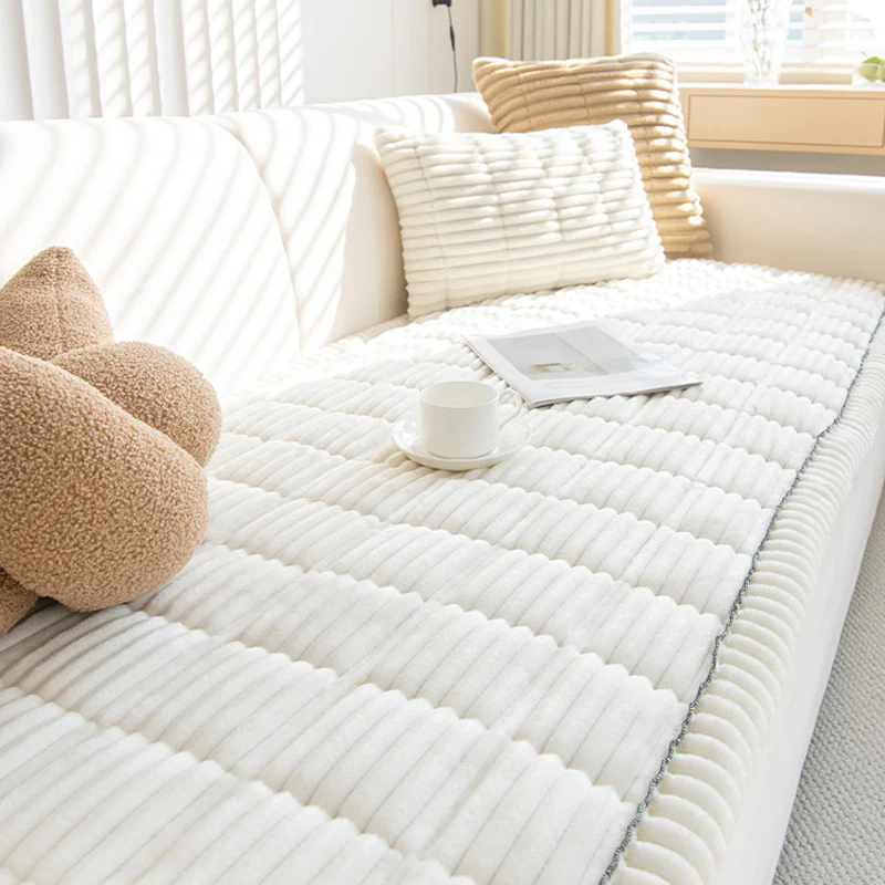 📢📢60 % de réduction !! ⏰Coussin de canapé antidérapant en velours côtelé matelassé - Image 10