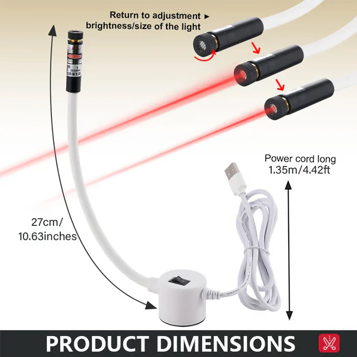 📢📢60 % de réduction !!! ✨Lampe magnétique de positionnement pour machine à coudre - Image 4