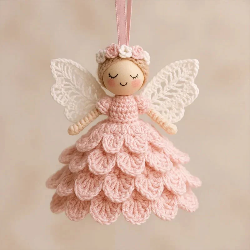 🔥Dernière vente du jour 50 % DE RÉDUCTION🎁Crochetez votre propre ange – Kit comple - Image 6