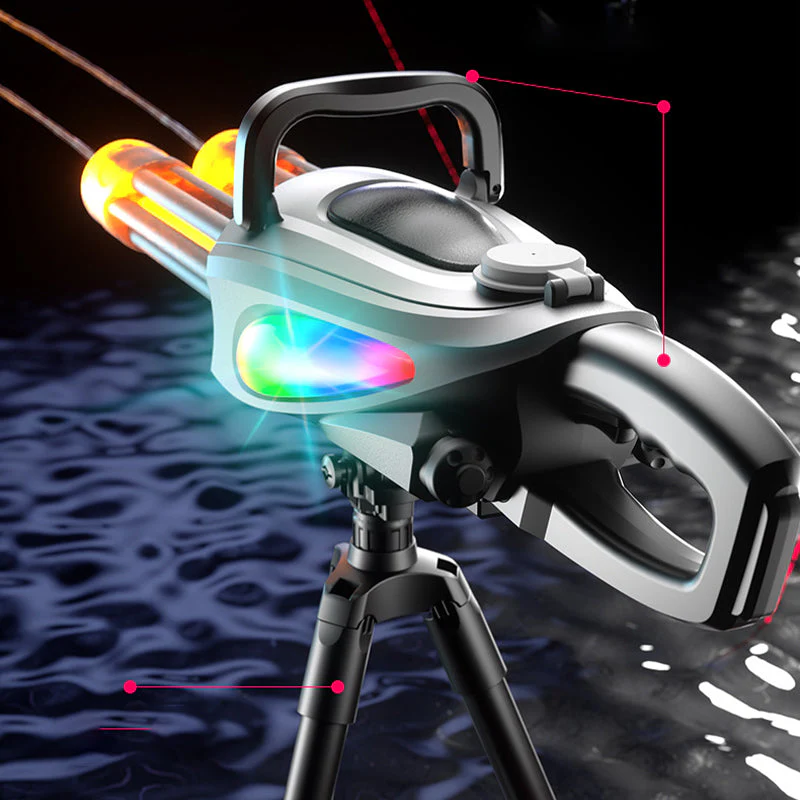 ⌛Temps limité 60% de réduction💥Double Barrel Gatling Electric Water Gun Set - Image 4