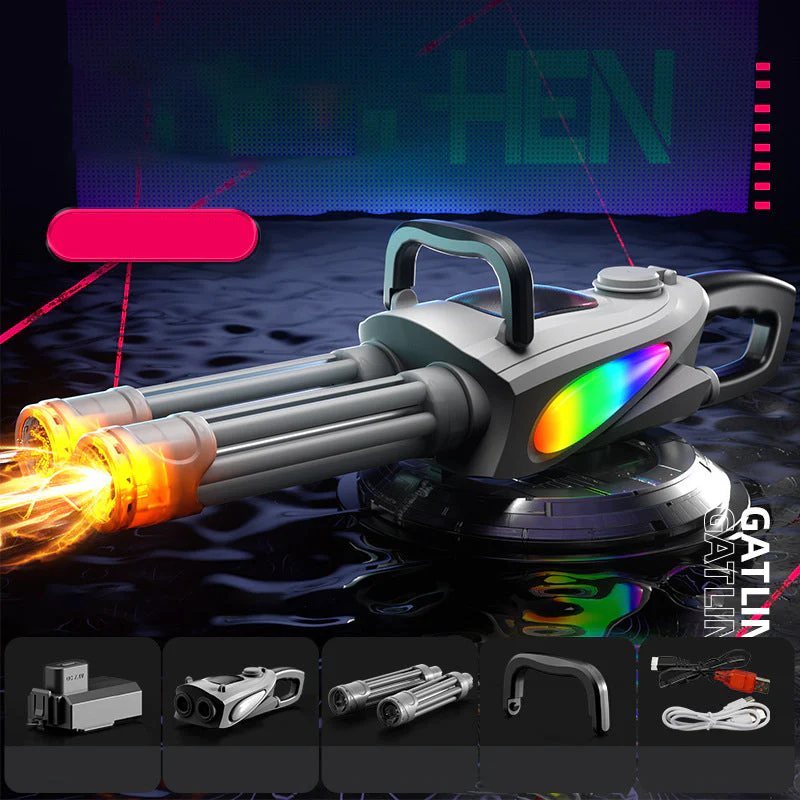 ⌛Temps limité 60% de réduction💥Double Barrel Gatling Electric Water Gun Set - Image 7