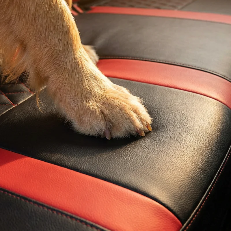 📢📢60 % de réduction !! ⏰Ensemble de 9 housses de siège en cuir universelles pour voiture - Image 6