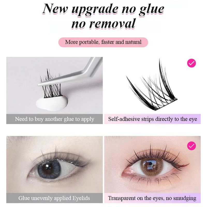 🌸🌸Faux cils réalistes sans colle et étanches - Image 8